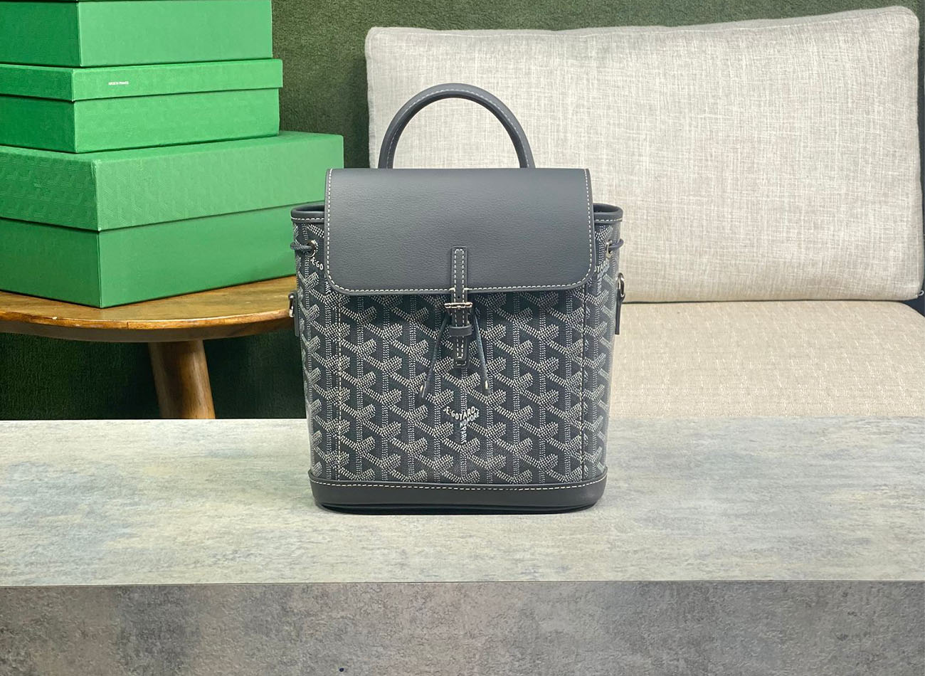 Goyard alpin Mini grey 23cm